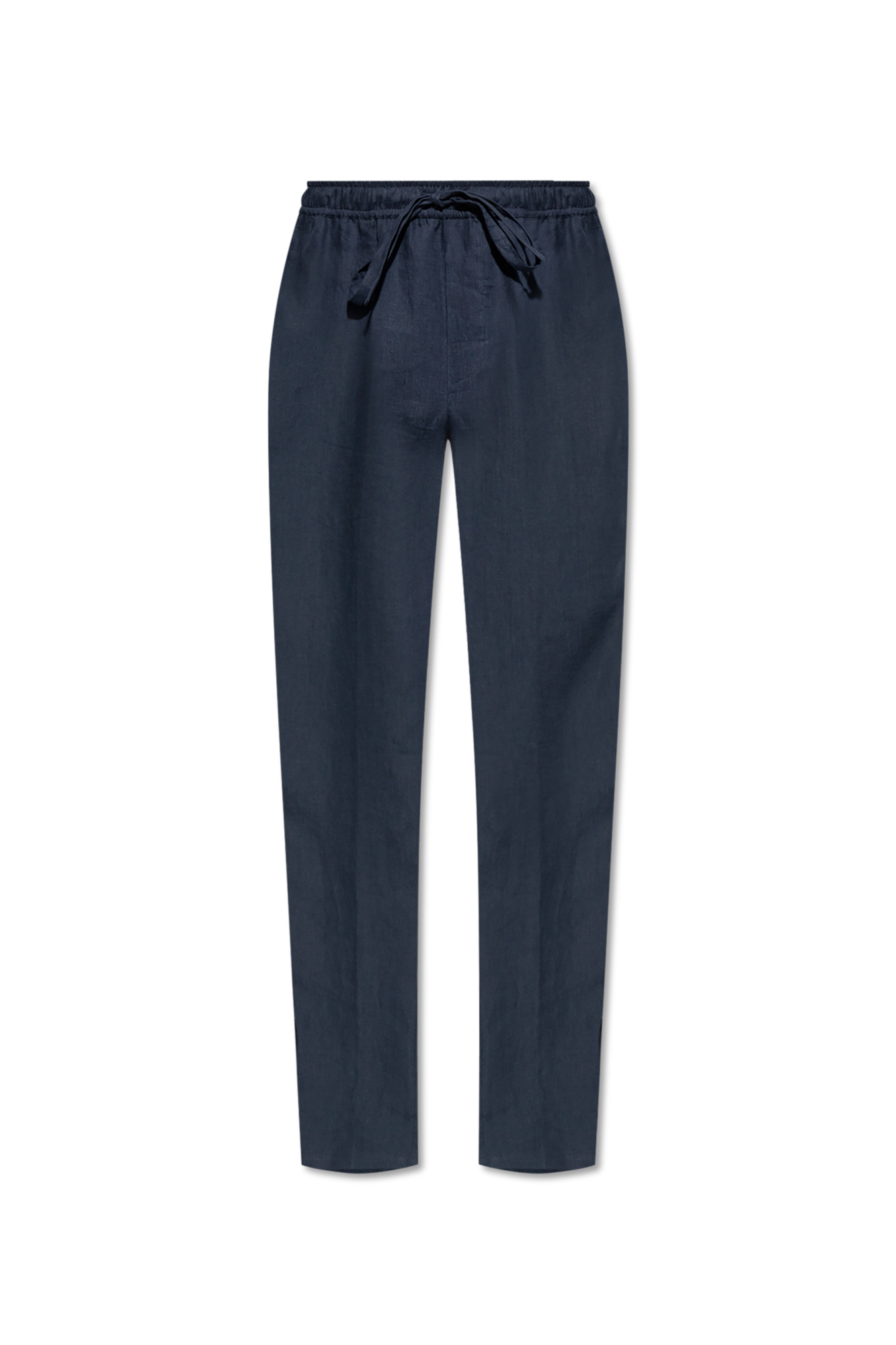 【送料&関税込】Dolce & Gabbana Graphite Wool Pant Stretch wool twill pants with wide leg in Black for Men